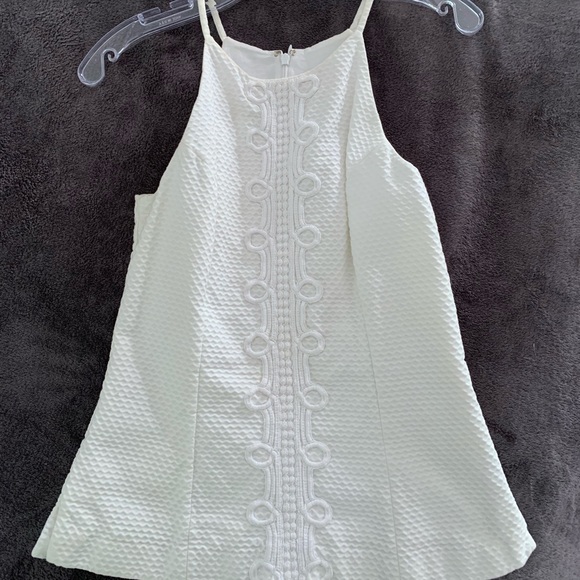 White Lilly Pulitzer Annabelle halter top - Picture 1 of 2